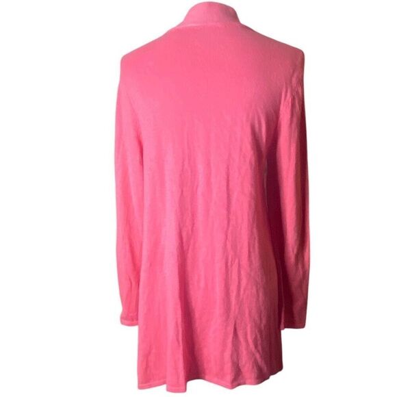 J.Jill Womens Pink V-Neck Button Front Cardigan Sweater Small - Picture 2 of 6